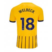 Maglia Calcio Brighton Danny Welbeck #18 Seconda Divisa 2024-25 Manica Corta